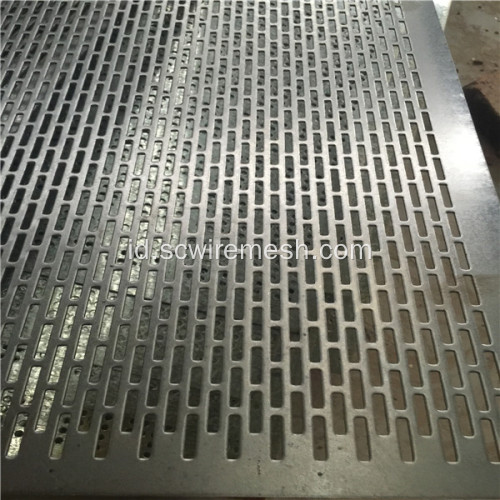 Layar Punched Metal Mesh Logam Berlubang